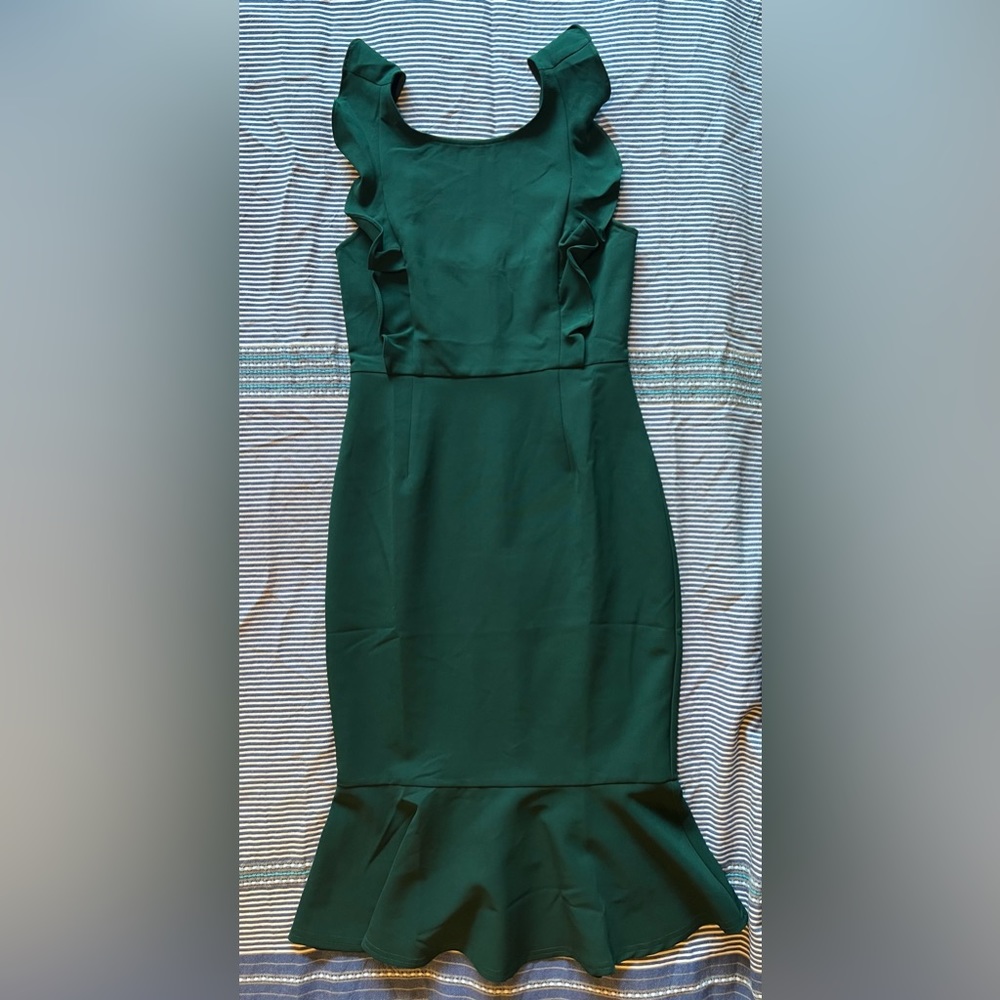 Lulus dark green dress